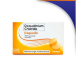DEQUADIN LOZENGES ORANGE - 250MCG