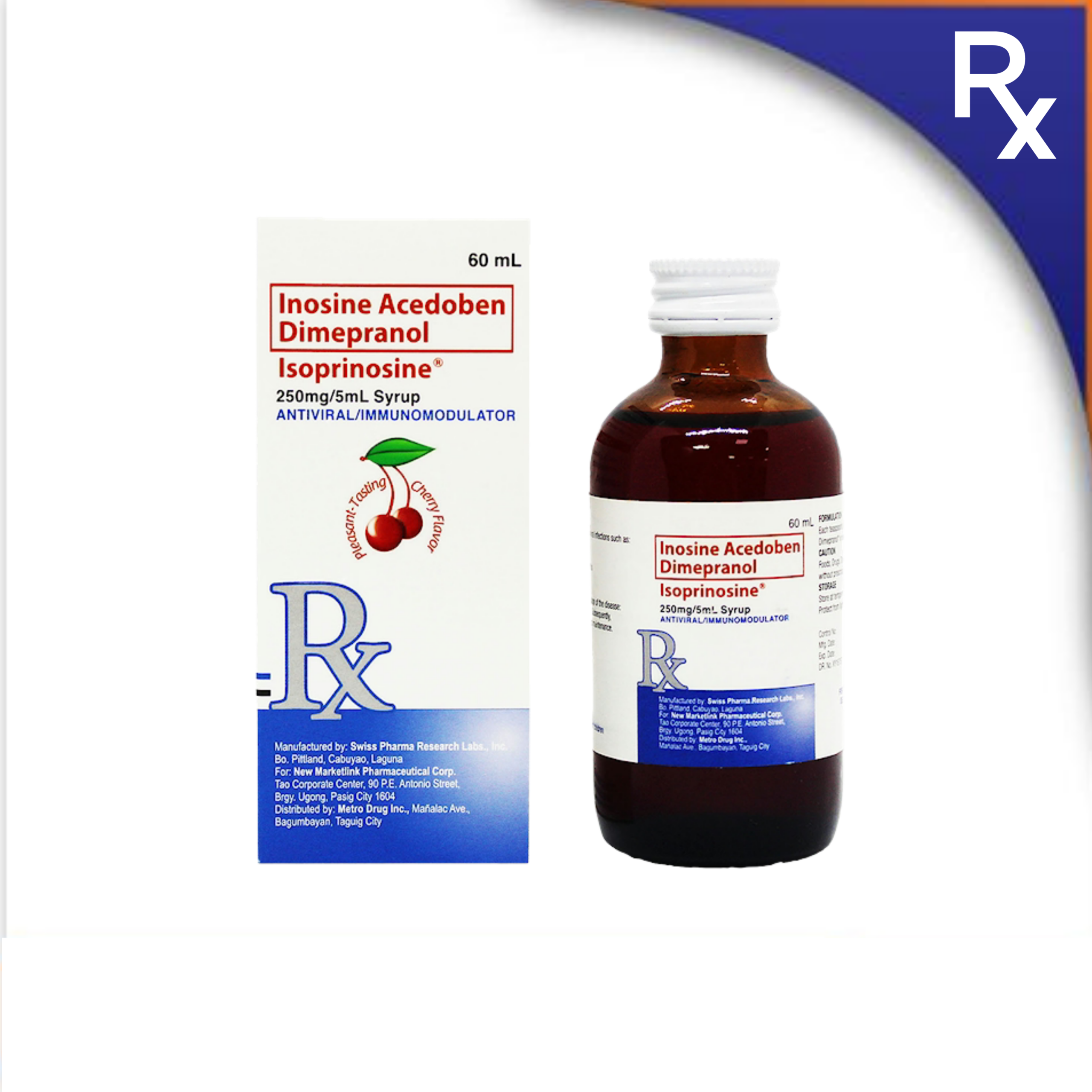 BR000556-1.png ISOPRINOSINE SYRUP 250MG - 60ML - Image 1