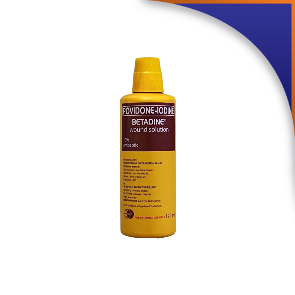 BR004016 BETADINE 10% WOUND SOLUTION - 120ML - Image 1