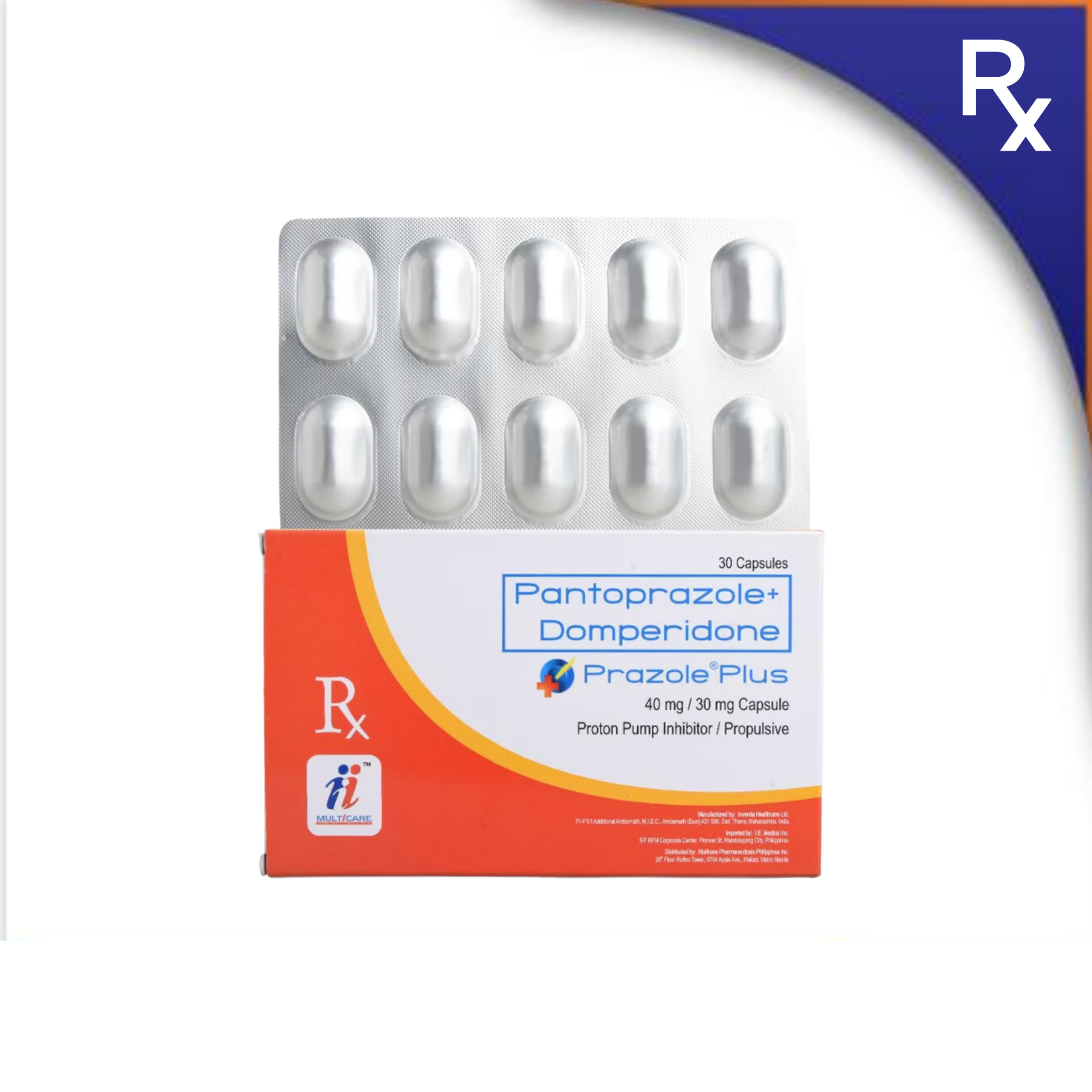 BR008669-1.png PRAZOLE PLUS CAPSULE - 40MG/30MG - Image 1