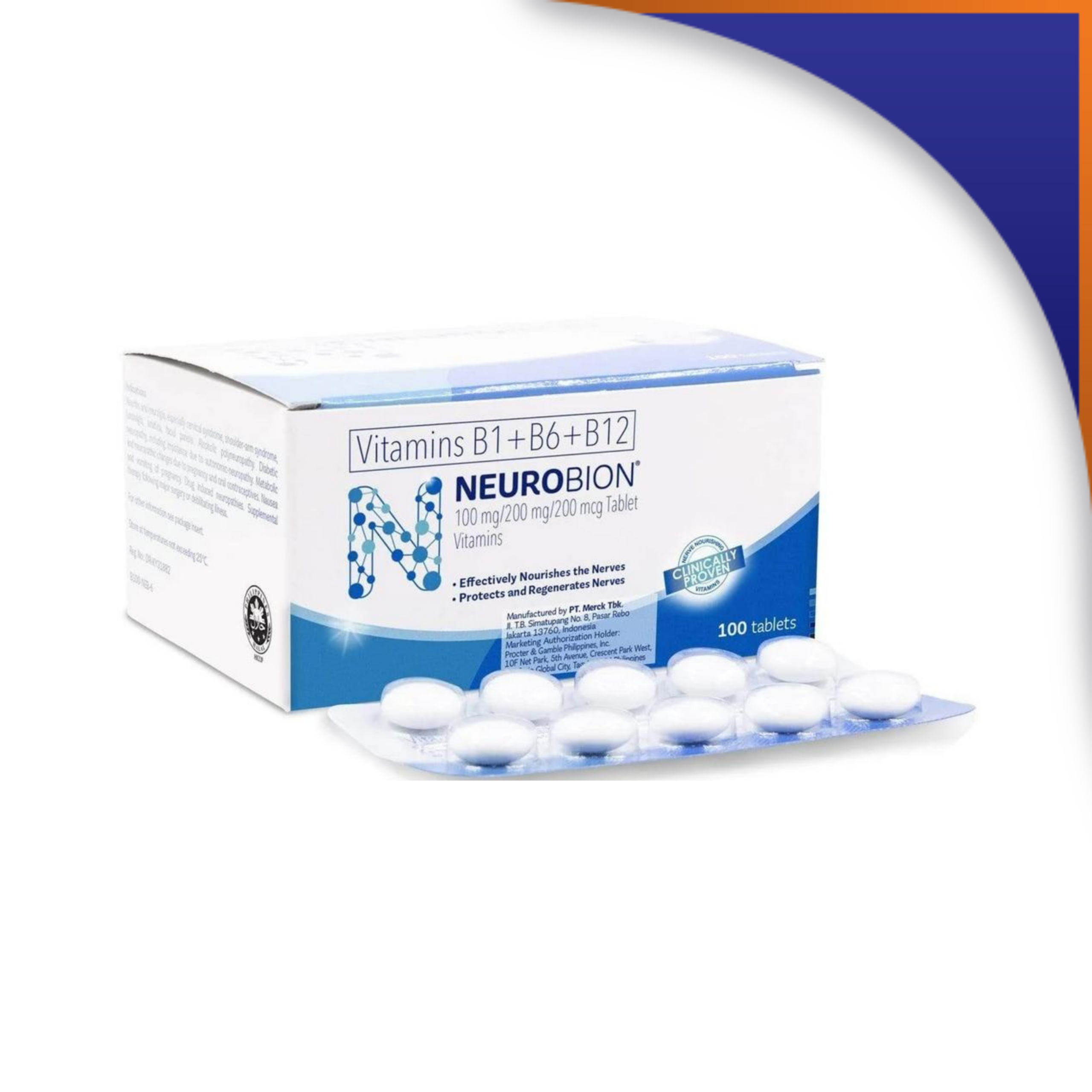 BR014902-1.png NEUROBION TABLET - 100MG/200MG/200MCG - Image 1