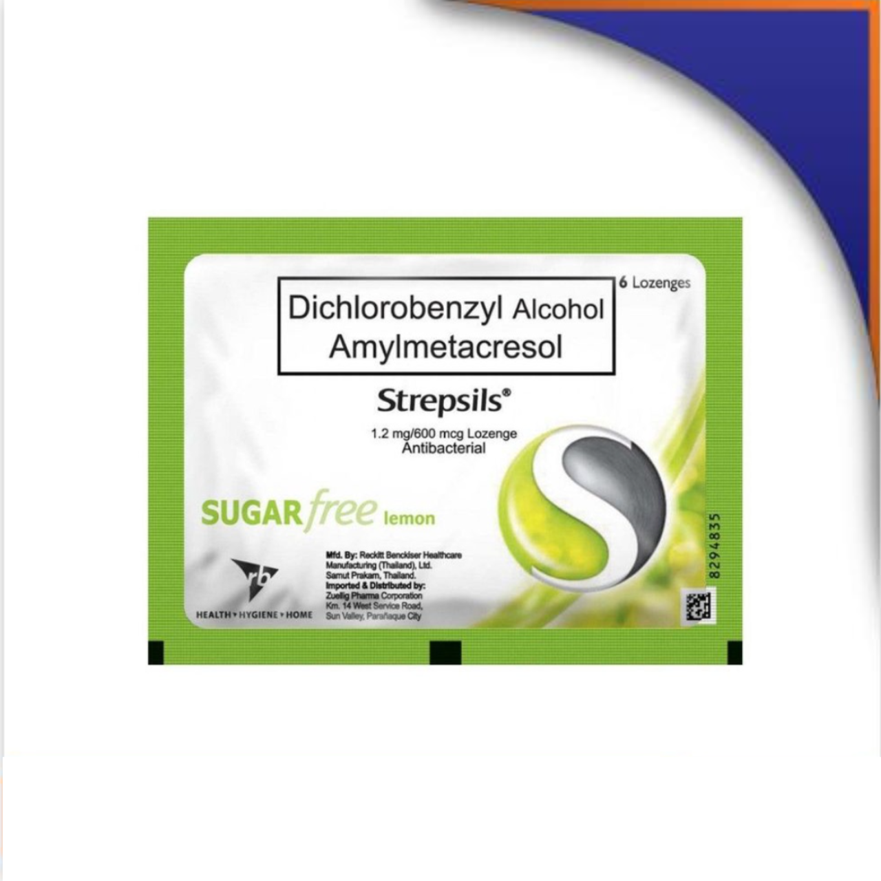 CG003686 STREPSIL LOZENGES X 6'S - SUGAR FREE - Image 1