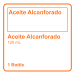 ACEITE D ALCANFORADO - 120ML