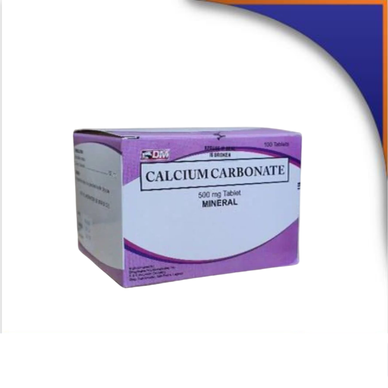 GE002685-1.png CALCIUM CARBONATE TABLET - 500MG - Image 1