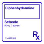 SCHEELE DIPHENHYDRAMINE CAPSULE - 50MG