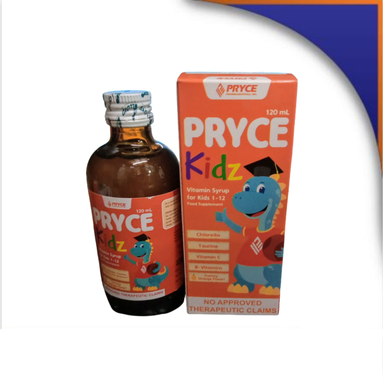 GE003367 PRYCE-KIDS MULTIVITAMINS + CGF SYRUP - 120ML - Image 1
