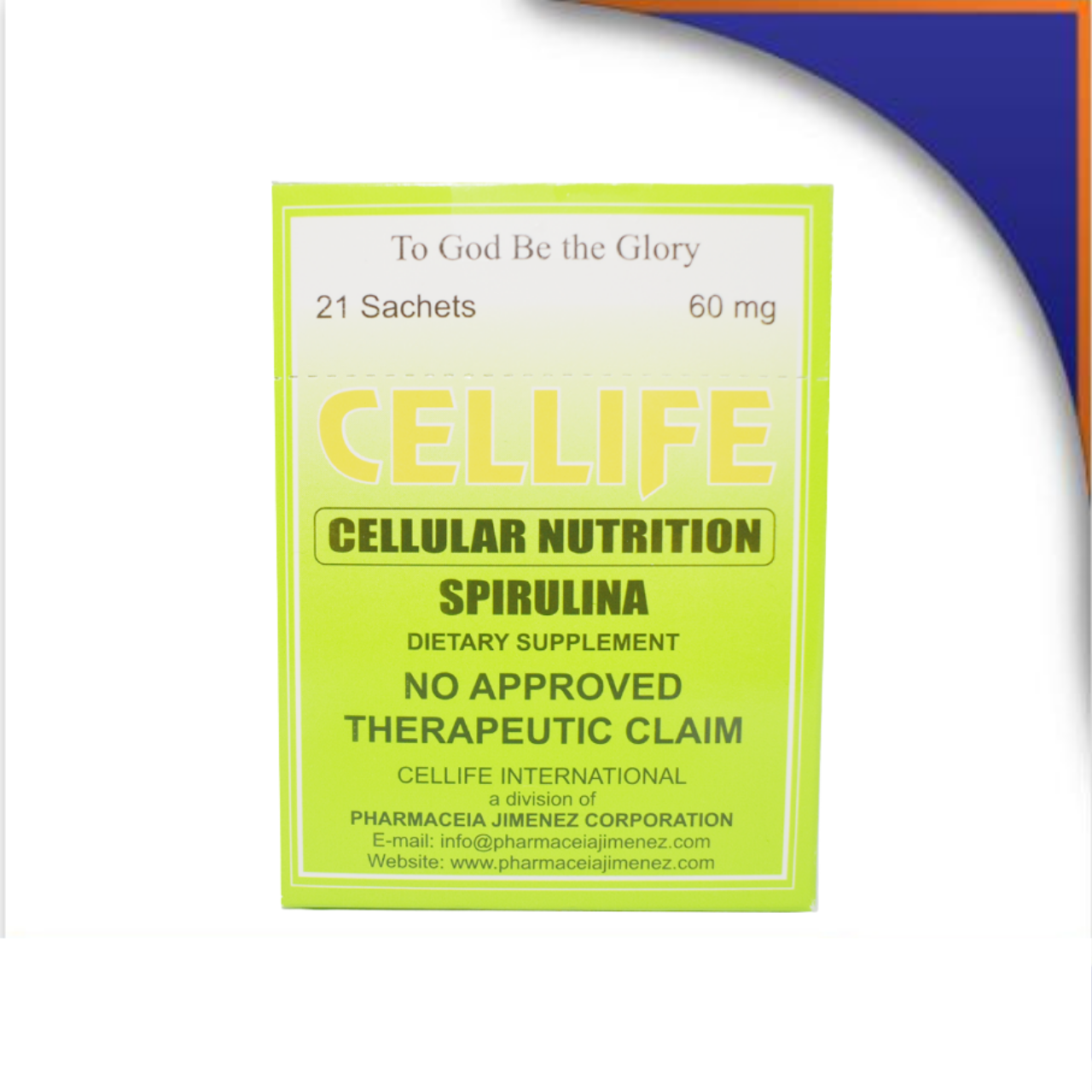 GE003798 CELLIFE SPIRULINA POWDER SACHET - Image 1