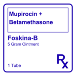 FOSKINA-B MUPIROCIN + BETAMETHASONE OINT - 5G