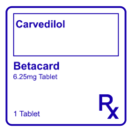 BETACARD CARVEDILOL TABLET - 6.25MG