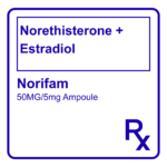 NORIFAM NORETHISTERONE ESTRADIOL AMPOULE - 5MG