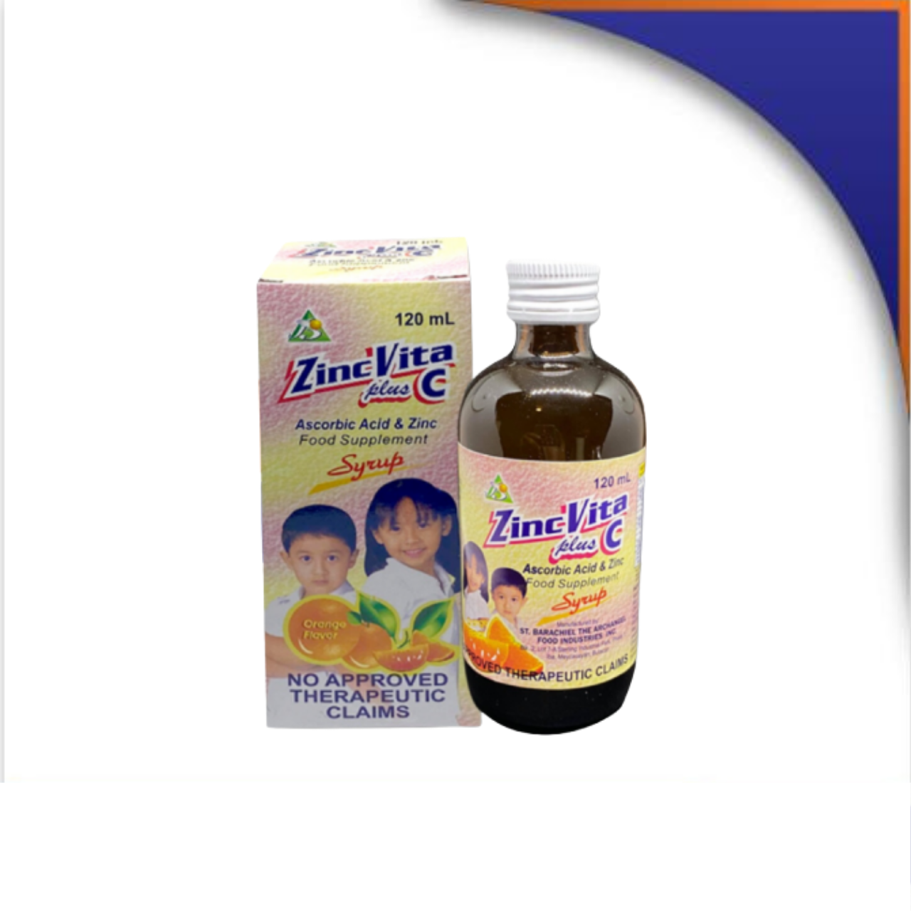 GE004304-1.png ZINC VITA PLUS C ASCORBIC + ZINC SYRUP - 250ML - Image 1