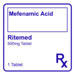 RITEMED MEFENAMIC ACID TABLET - 500 MG