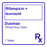 DUOMAX RIFAMPICIN 150MG + ISONIAZID 75MG