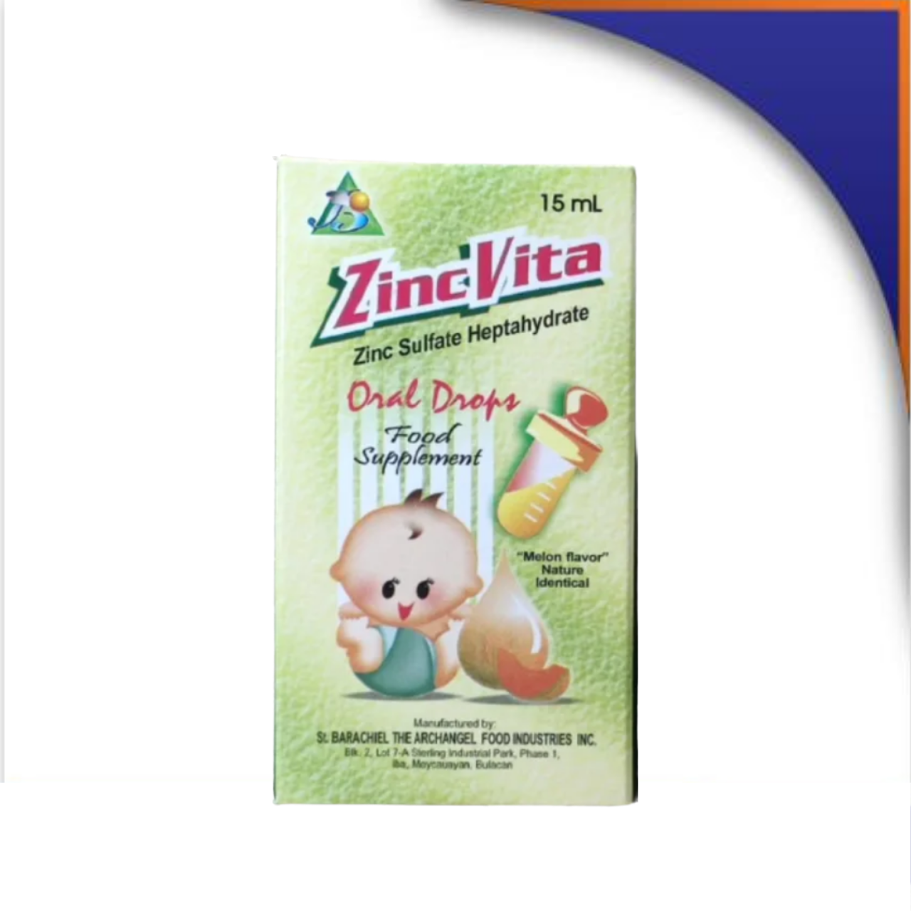 GE005608 ZINC VITA ZINC SULFATE DROPS - 15ML - Image 1