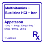 APPETASON MULTIVITAMINS + BUCLIZINE HCI + IRON CAPSULES