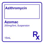 AZOMAC AZITHROMYCIN SUSPENSION 200MG/5ML - 15ML