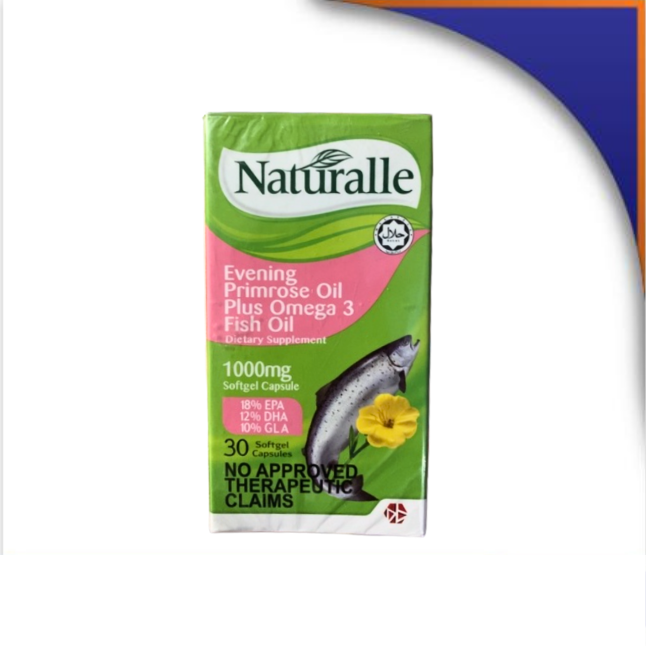 GE005767 CCM EVENING PRIMROSE + OMEGA 3 SOFTGEL 1000MG 30'S - Image 1