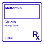 GLUDIN METFORMIN TABLET - 850MG