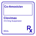 CLOVIMAX CO-AMOXICLAV SUSPENSION 312.5MG - 60ML
