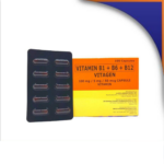 VITAGEN VITAMIN B1 + B6 + B12 CAPSULE 100MG/5MG/50MCG