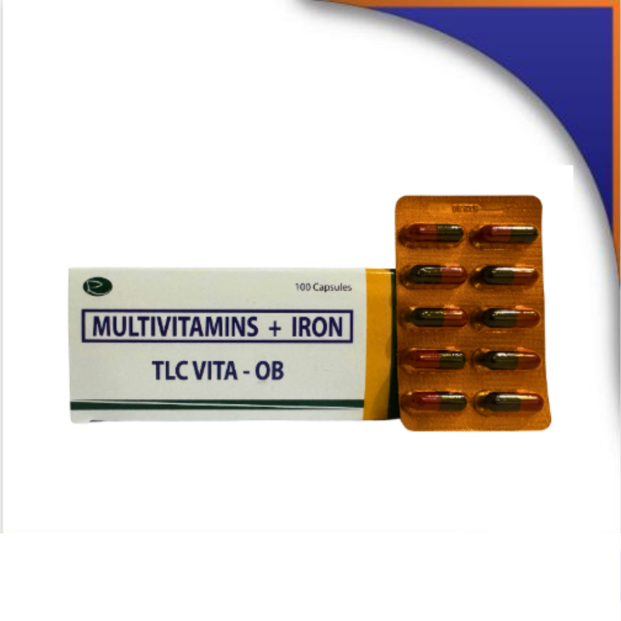GE006247 TLC VITA-OB FERROUS FUMARATE WITH FOLIC ACID + B COMPLEX - Image 1