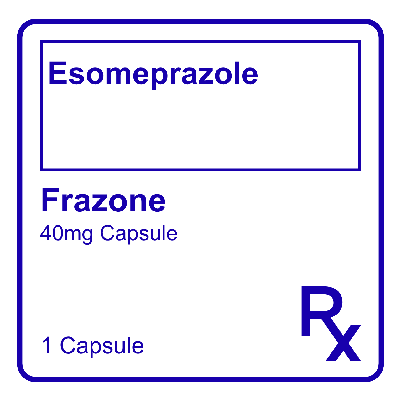 GE006503 FRAZONE ESOMEPRAZOLE CAPSULE - 40MG - Image 1
