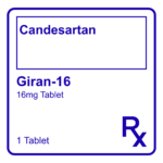 GIRAN-16 CANDESARTAN TABLET - 16MG