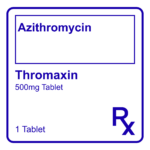 THROMAXIN AZITHROMYCIN FC TABLET - 500MG