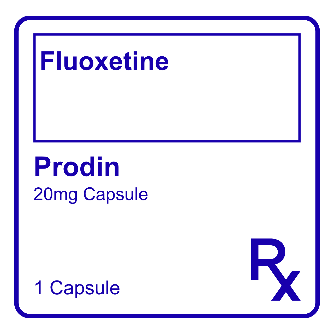 GE006545 PRODIN FLUOXETINE CAPSULE - 20MG - Image 1