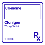 CLONIGEN CLONIDINE TABLET - 75MCG