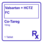 CO-TAREG VALSARTAN + HCTZ FC TABLET - 160MG/12.5MG