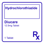 DIUCARE HYDROCHLOROTHIAZIDE FC TABLET - 12.5MG