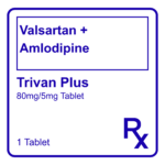 TRIVAN PLUS VALSARTAN + AMLODIPINE FC TABLET - 80MG/5MG