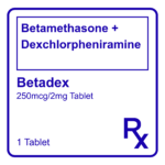 BETADEX BETAMETHASONE + DEXCHLORPHENIRAMINE TABLET - 250MCG/2MG