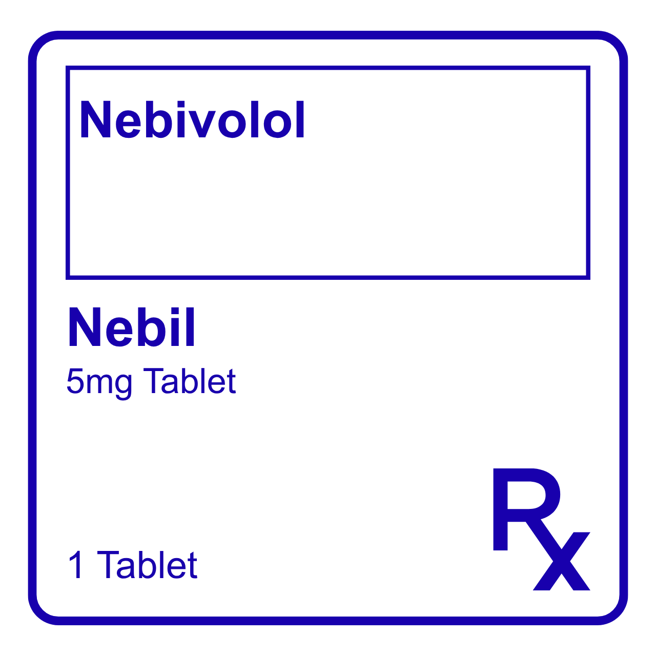 GE008894 NEBIL NEBIVOLOL TABLET - 5MG - Image 1
