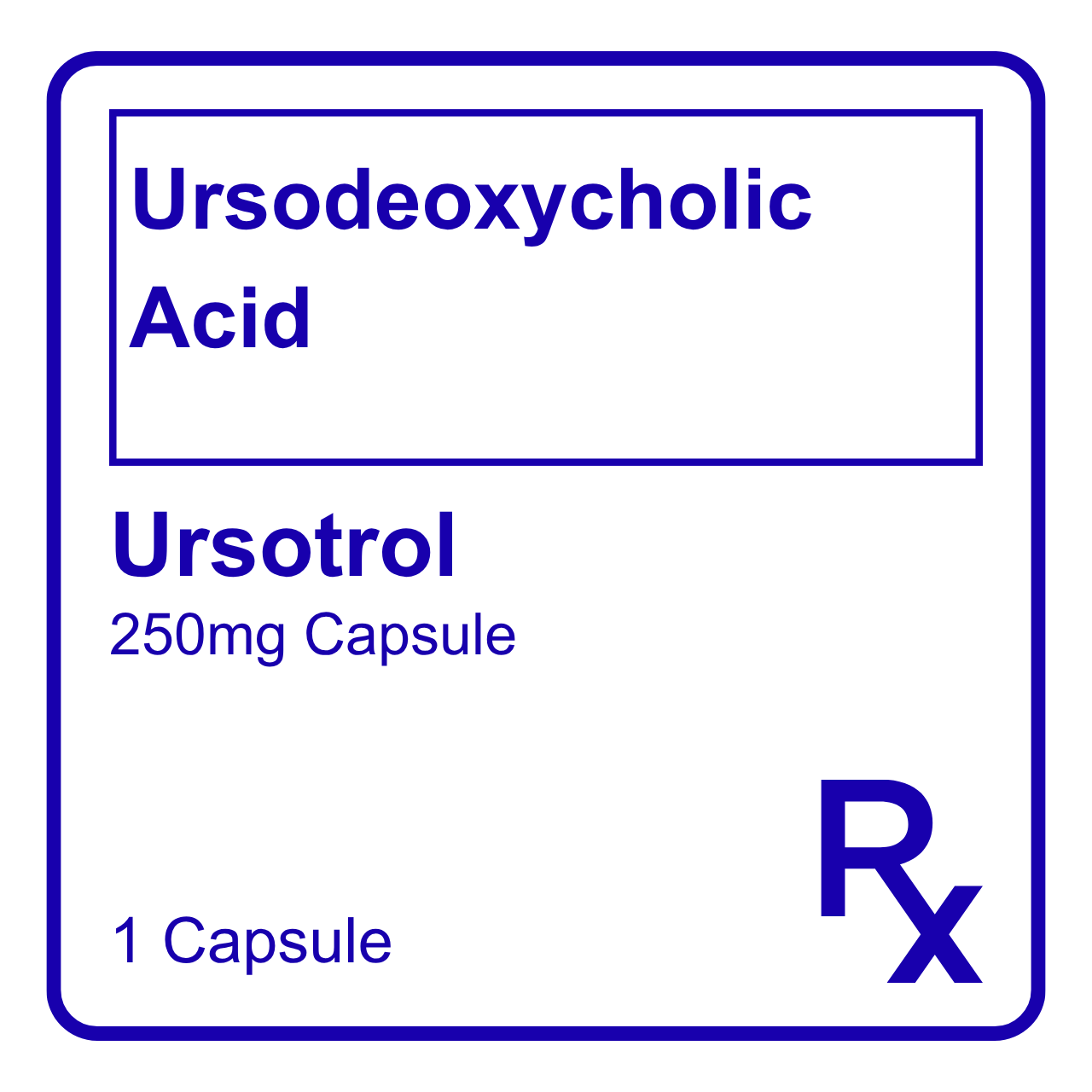 GE009106 URSOTROL URSODEOXYCHOLIC ACID CAPSULE - 250MG - Image 1