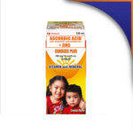 CORBIZEEPLUS ASCORBIC ACID + ZINC SYRUP 100MG/10MG/5ML - 120ML