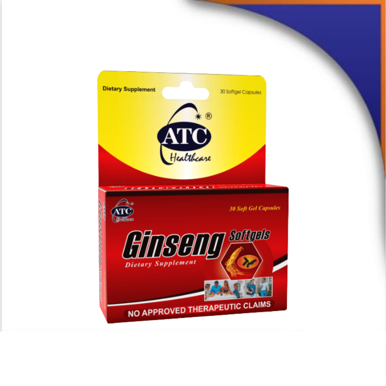 GE010085 ATC GINSENG SOFTGEL CAPSULE - 200MG - Image 1