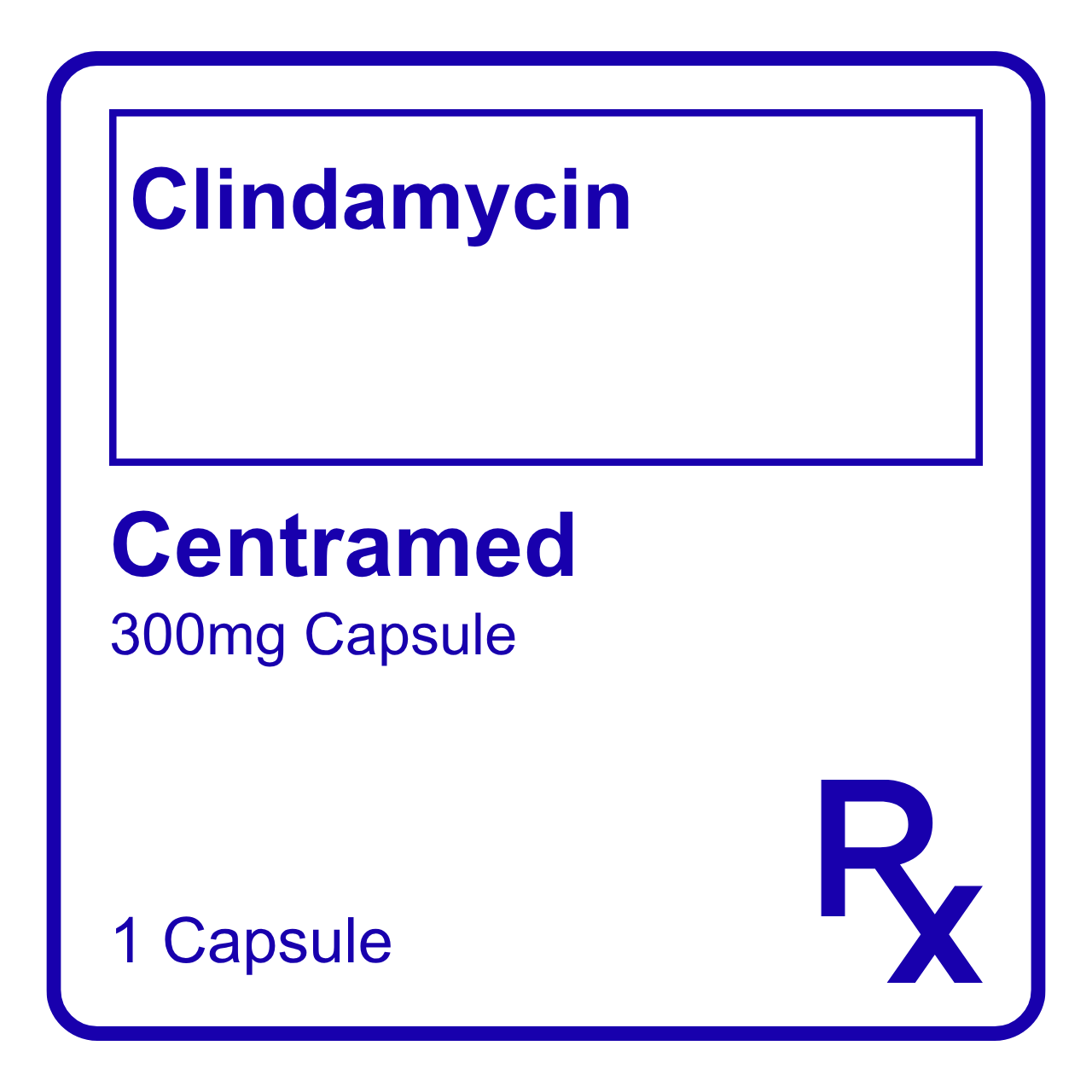 GE010096 CENTRAMED CLINDAMYCIN CAPSULE - 300MG - Image 1