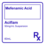 ACIFLAM MEFENAMIC ACID SUSPENSION 50MG/ML-60ML