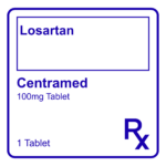 CENTRAMED LOSARTAN FC TABLET - 100MG