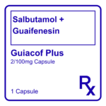 GUIACOF PLUS SALBUTAMOL + GUAIFENESIN CAPSULE - 2 /100MG