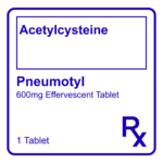 PNEUMOTYL ACETYLCYSTEINE EFFERVESCENT TABLET - 600MG