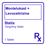 STELIX MONTELUKAST + LEVOCETIRIZINE FC TABLET - 10MG/5MG
