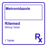 RITEMED METRONIDAZOLE TABLET - 500MG