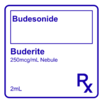 BUDERITE BUDESONIDE 250MCG/ML - 2ML