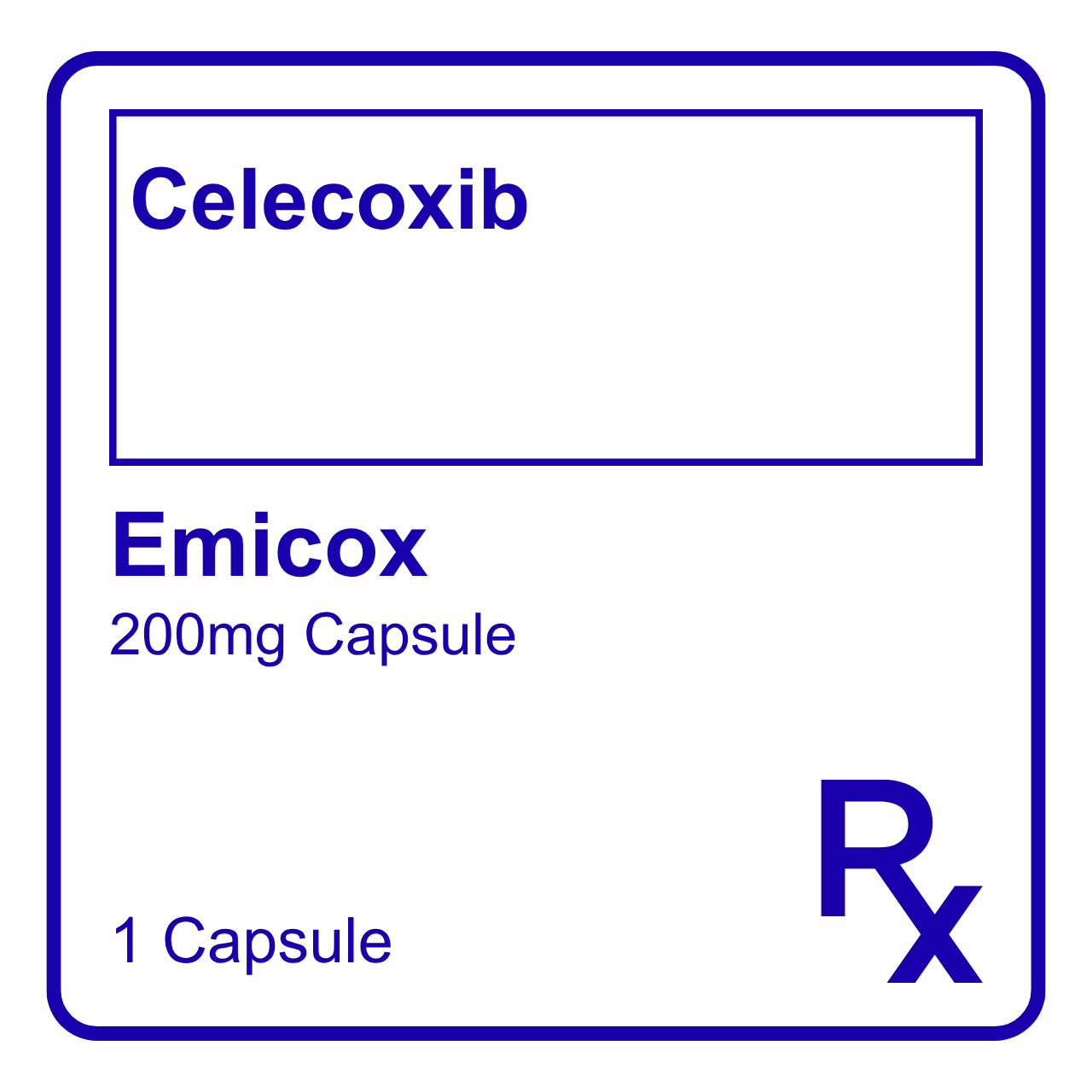 GE014588 EMICOX CELECOXIB CAPSULE - 200MG - Image 1