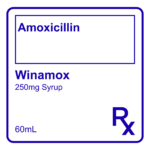 WINAMOX AMOXICILLIN SYRUP 250MG - 60ML