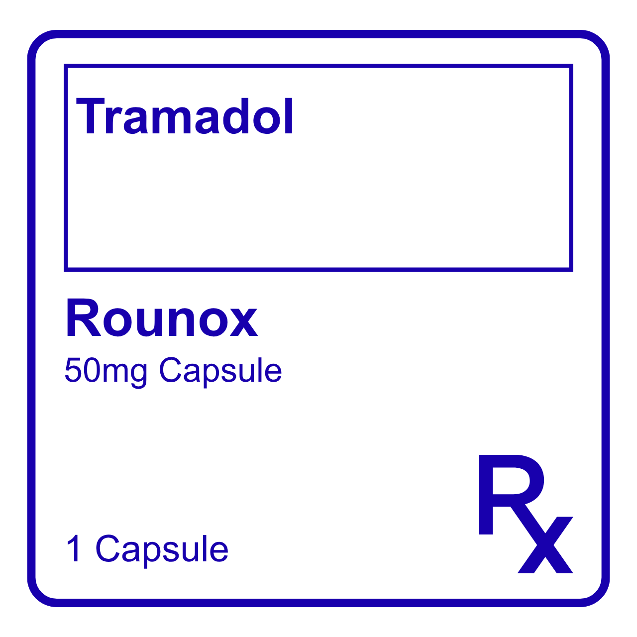 GE014697 ROUNOX TRAMADOL CAPSULE - 50MG - Image 1