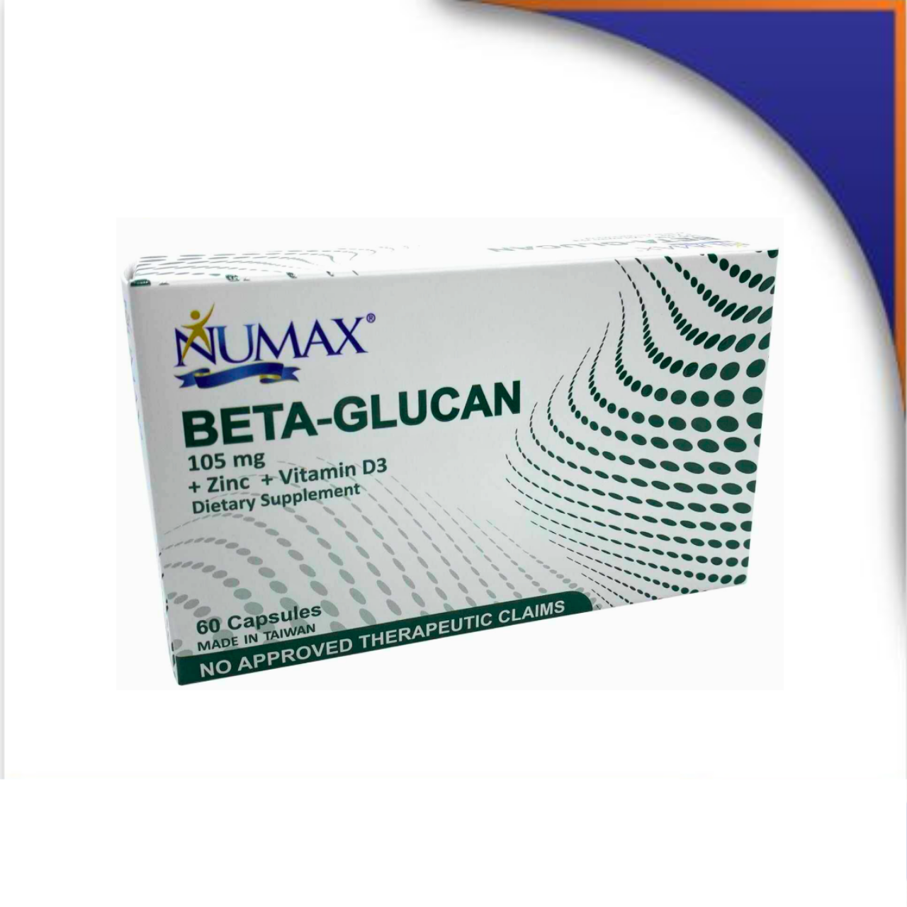 GE014811-1.png NUMAX BETA-GLUCAN - 105MG + ZINC + D3 - Image 1